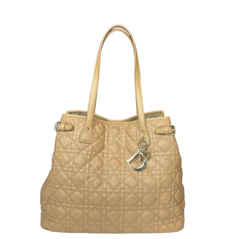 ❗️LAST CHANCE❗️Christian Dior Authentic Panarea Cannage Convertible Quilted Tote - Picture 7 of 17